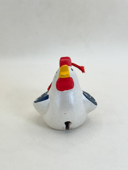 CB337 - Rooster Kyō Ningyō Dorei Clay Bell 京人形