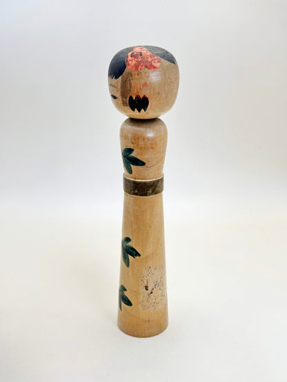 K18128 - Traditional Nanbu kokeshi by Susumago Jitsutaro 煤孫実太郎