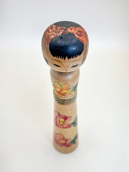 K18128 - Traditional Nanbu kokeshi by Susumago Jitsutaro 煤孫実太郎