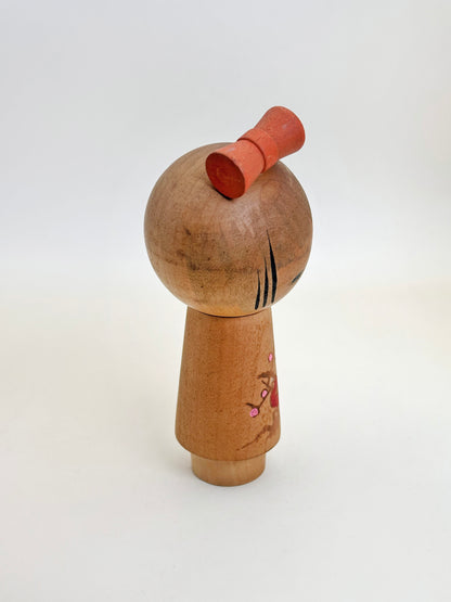 K15111 - Sosaku kokeshi doll of spring 春待ち