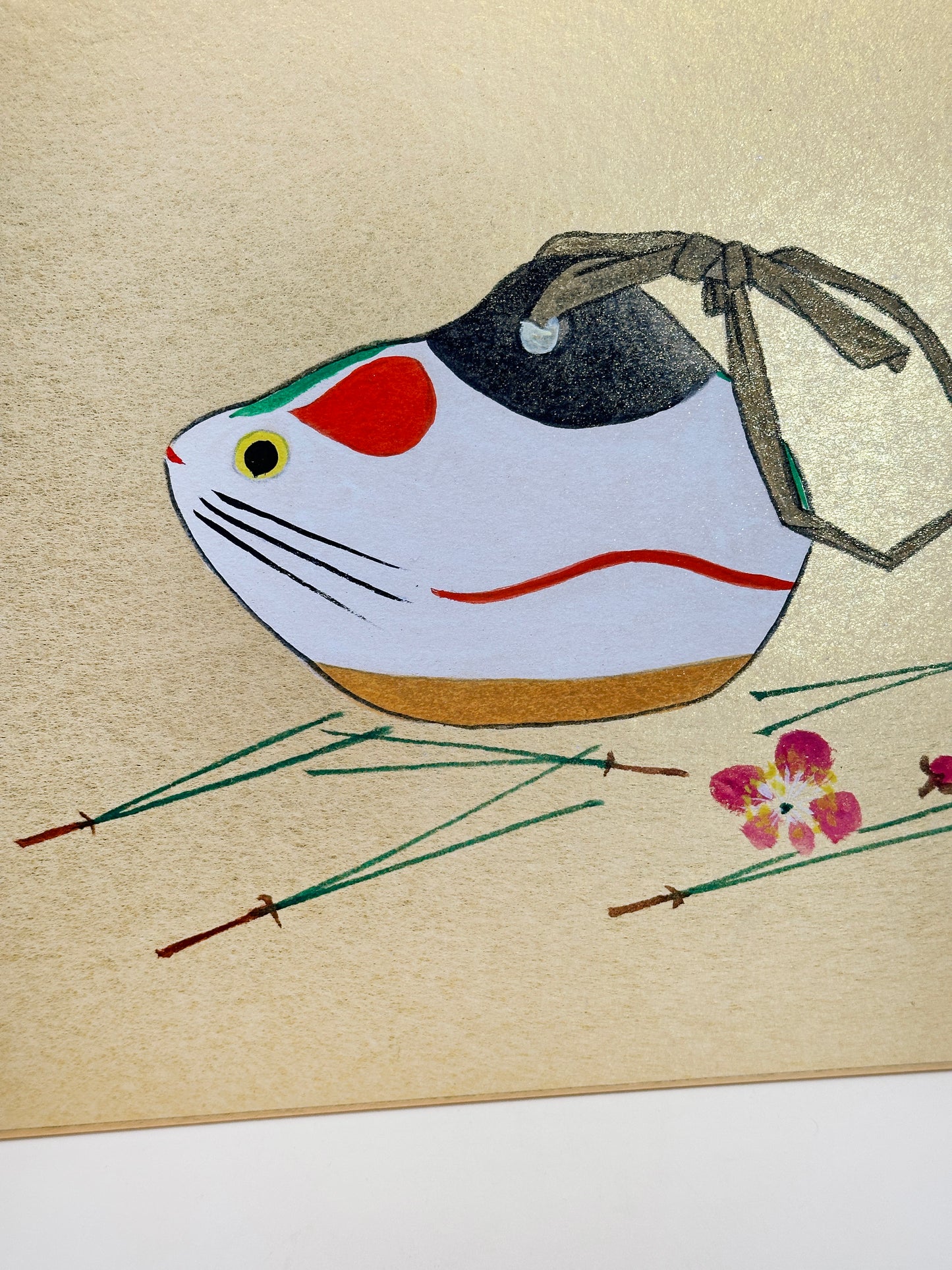 SHP223 - Shikishi pintado a mano de Nogomi Ningyō (muñeca Nogomi)
