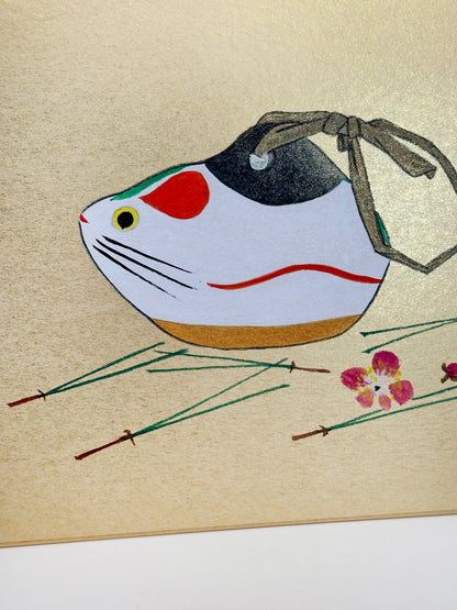 SHP223 - Shikishi pintado a mano de Nogomi Ningyō (muñeca Nogomi)