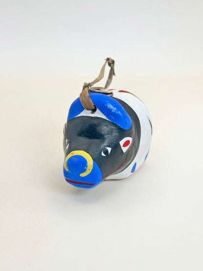 CB147 - Dorei Cow Clay Bell of Nogomi Ningyō のごみ人形