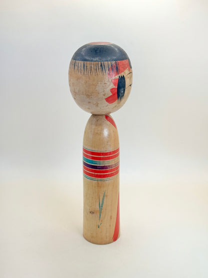 K25101 - Yajiro Kokeshi traditionnel par Sakyo Niyama 新山左京
