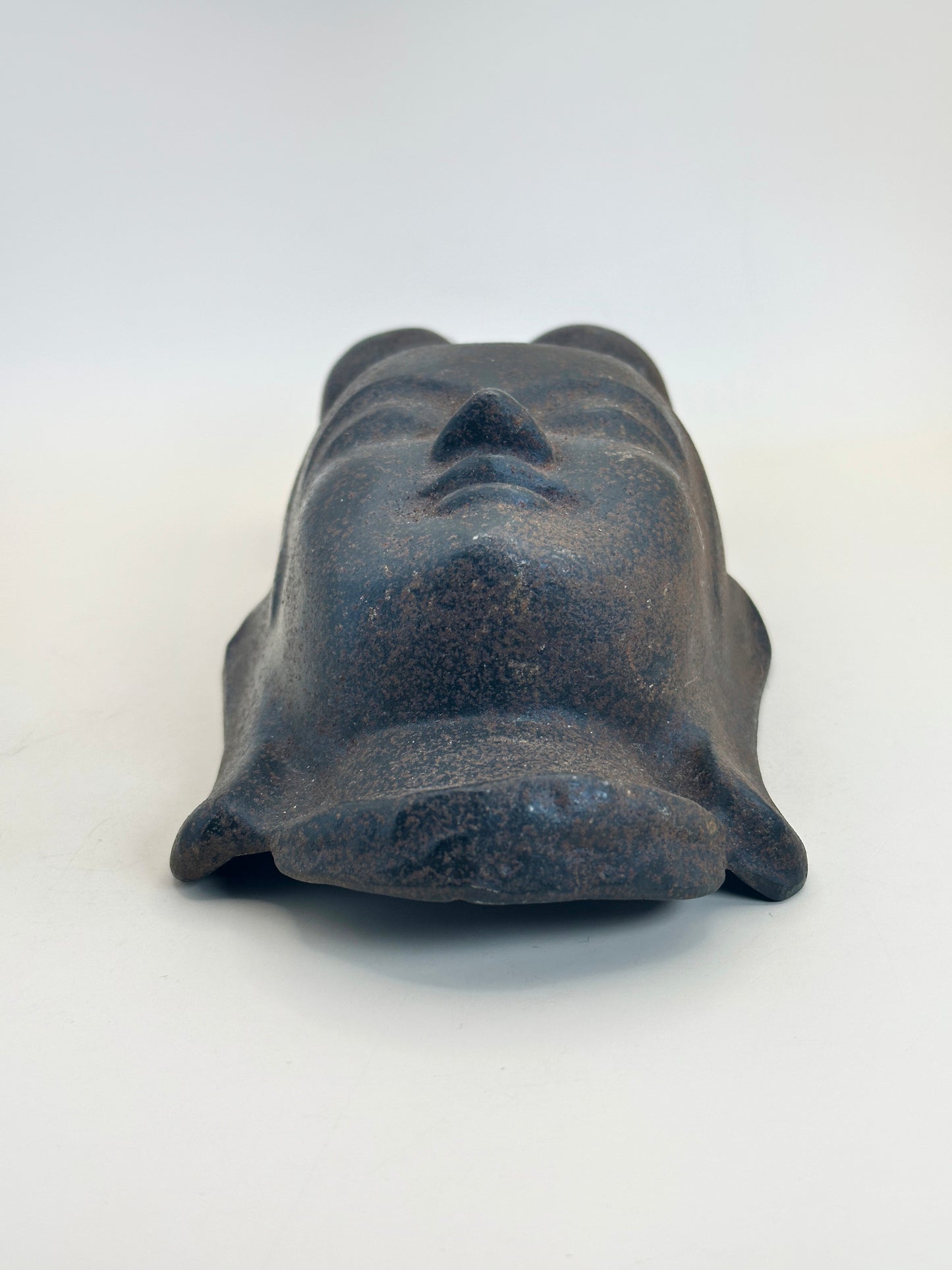 FT304 - Vintage Cast Iron Mask of Chūgū-ji 中宮寺