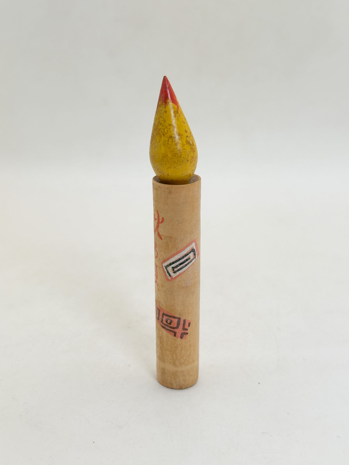 K10267 - Folk craft Candle Kokeshi 火の用心