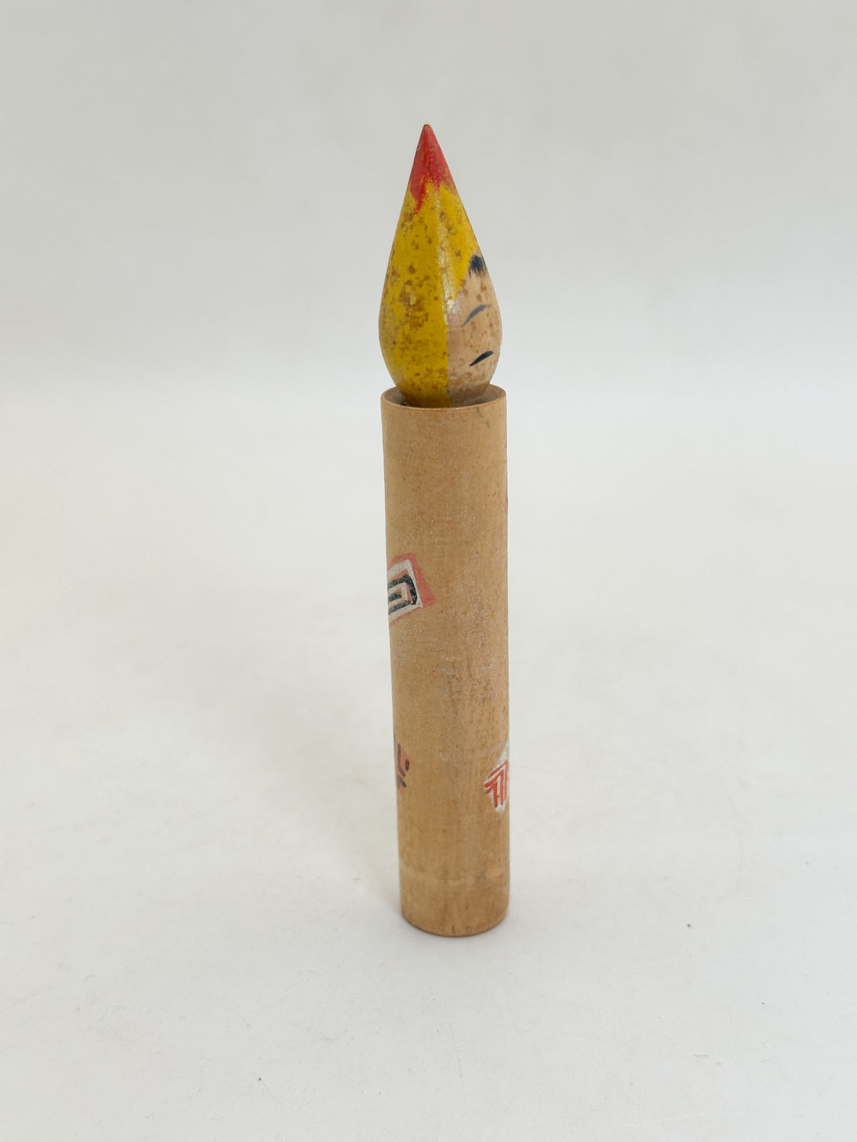 K10267 - Folk craft Candle Kokeshi 火の用心