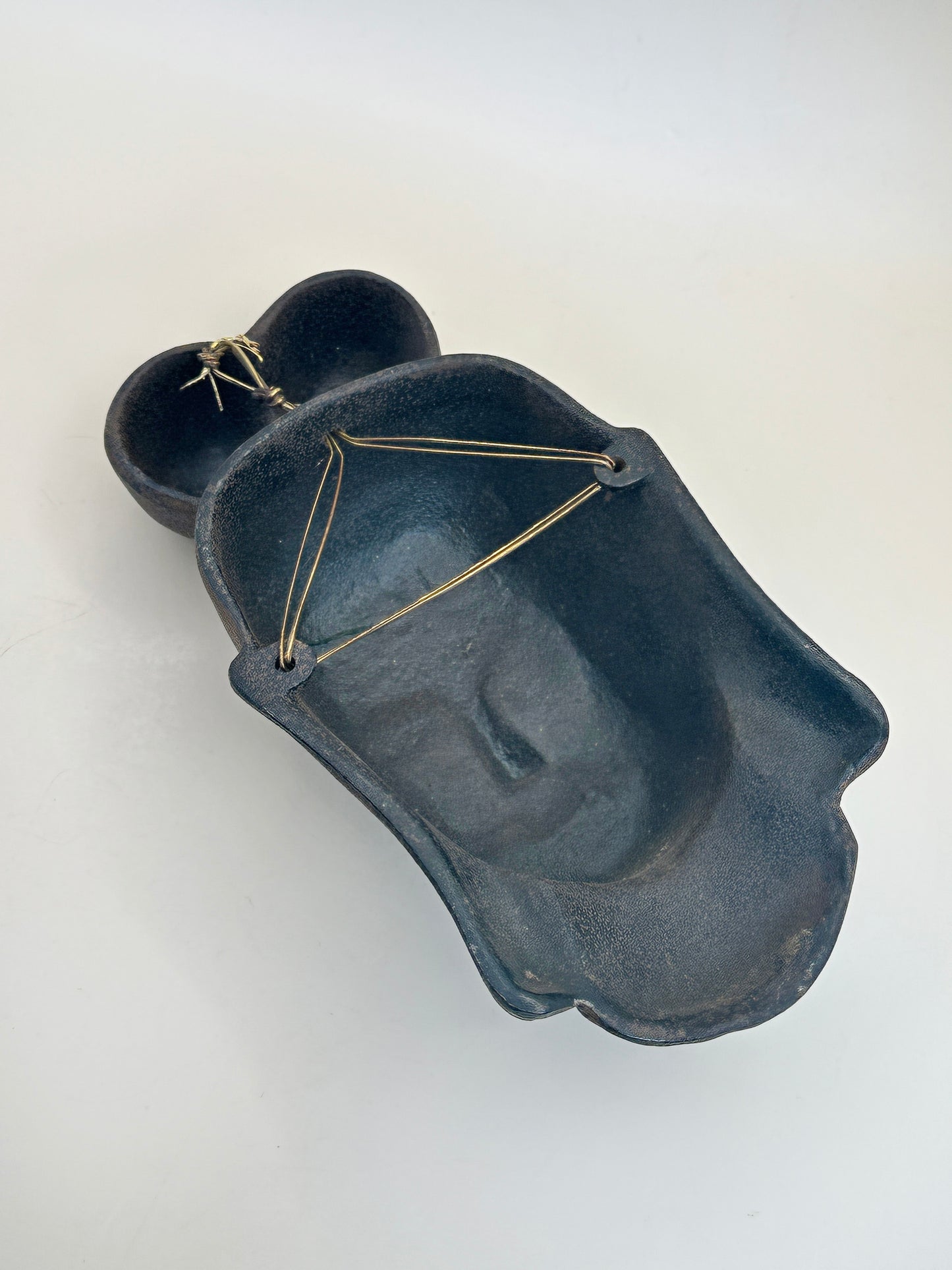 FT304 - Vintage Cast Iron Mask of Chūgū-ji 中宮寺