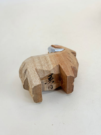 FT435 -  Woodcarving figurine from Kasuga Taisha 春日大社