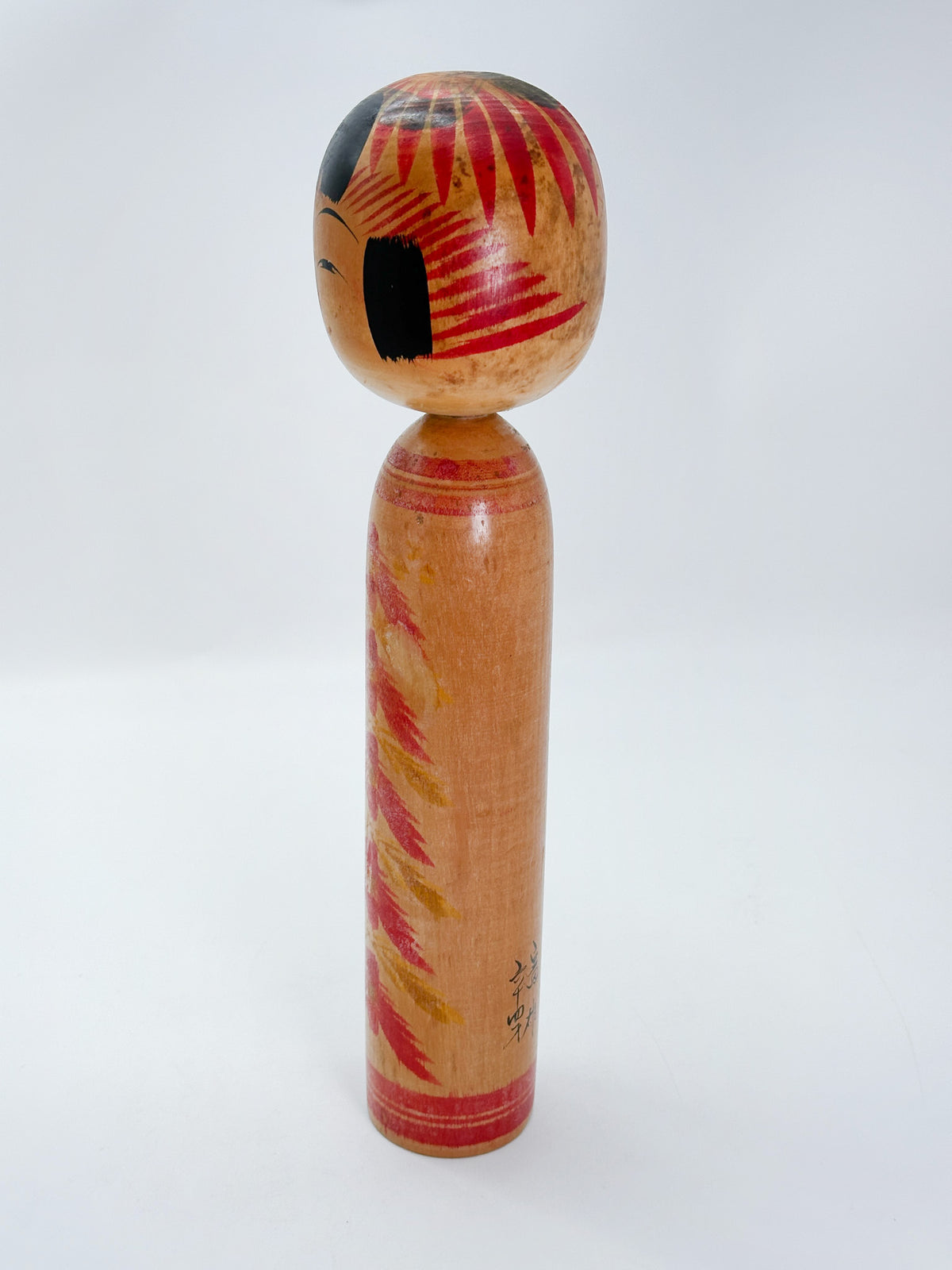 K35019 - Togatta Kokeshi by Tomio Sato 佐藤富雄