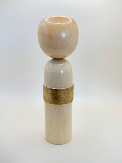 K25103 - Sōsaku Kokeshi de Takahashi Hashime 髙橋はしめ