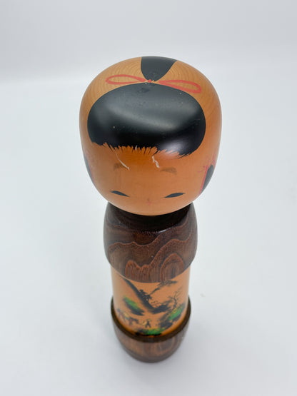 K30102 - Sosaku Kokeshi by Usaburō Okamoto 岡本卯三郎