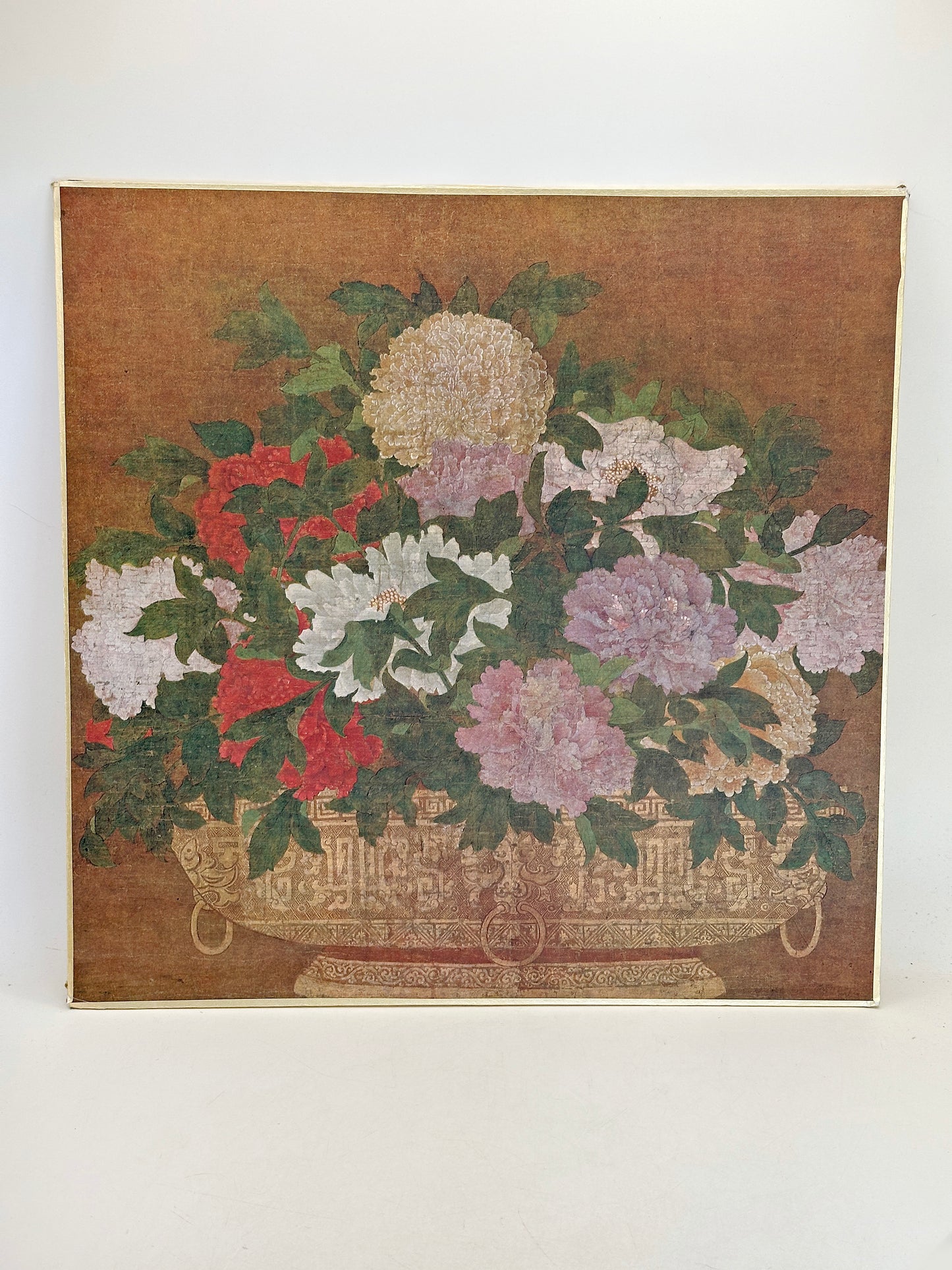 SHP296 - Shikishi Print of Peony Painting 牡丹図