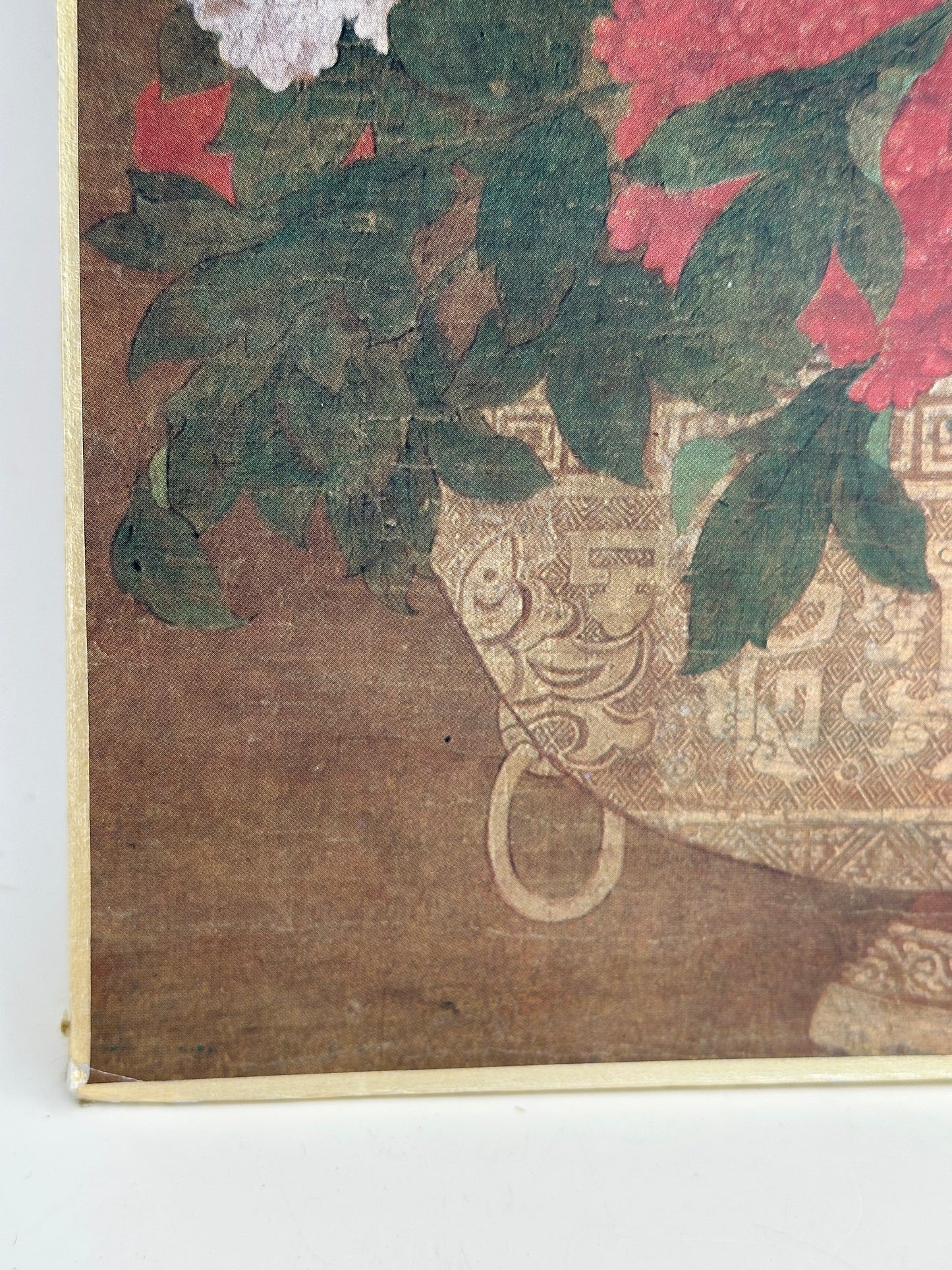SHP296 - Shikishi Print of Peony Painting 牡丹図
