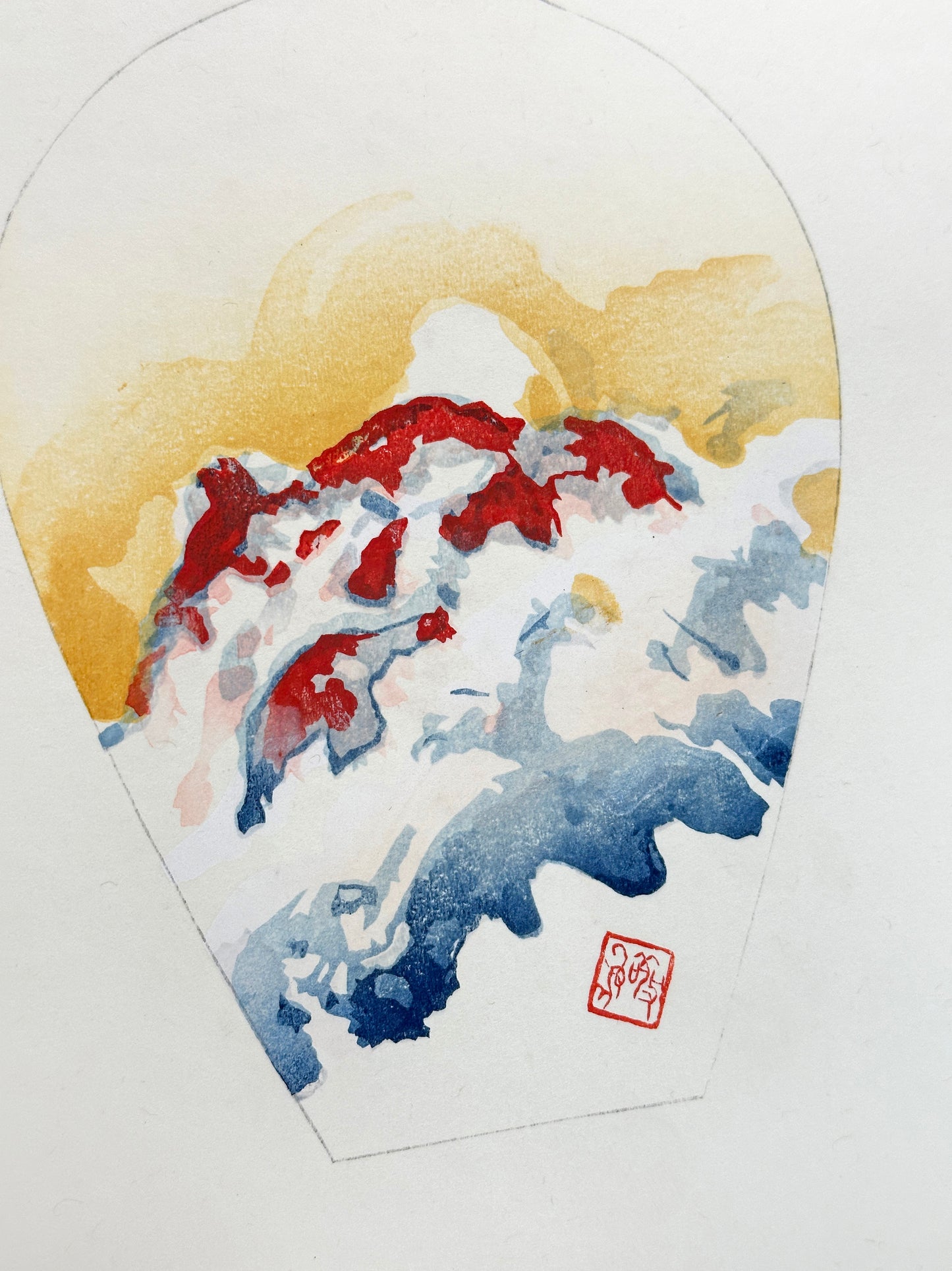 SHP298 - Shikishi Print by Koyama Keizō 小山敬三