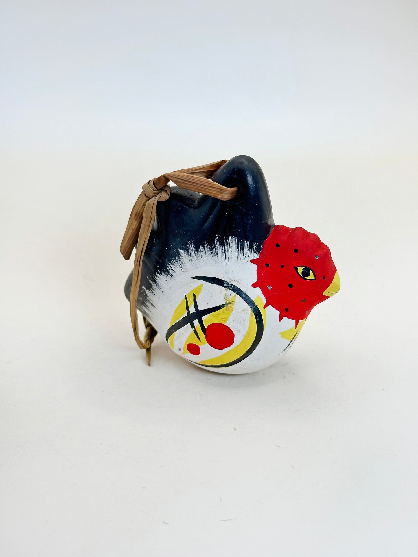 CB150 - Campana de arcilla Dorei de Rooster Nogomi Ningyō のごみ人形