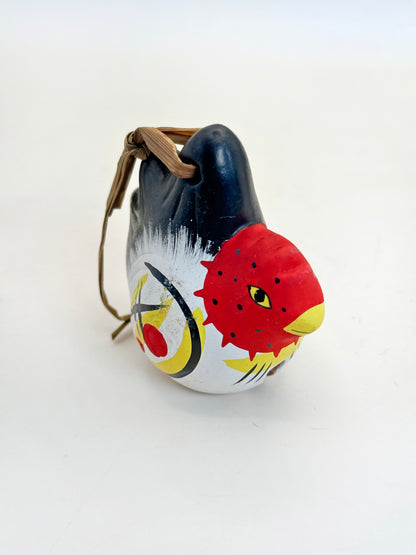 CB150 - Campana de arcilla Dorei de Rooster Nogomi Ningyō のごみ人形