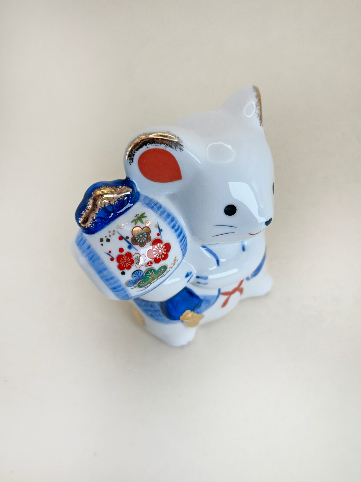 FT436 - Zodiac Rat figurine by Yakushigama 薬師窯