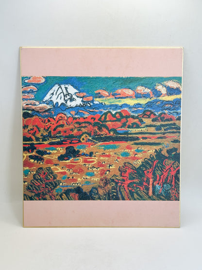 SHP383 - Shikishi Print by Ryūzaburō Umehara 梅原龍三郎