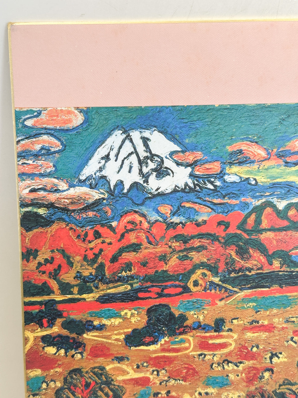 SHP383 - Shikishi Print by Ryūzaburō Umehara 梅原龍三郎