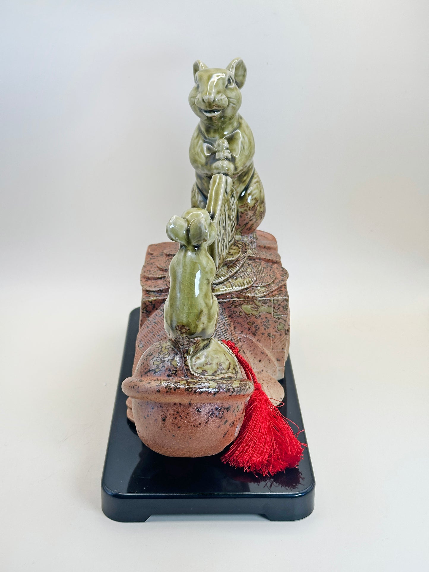 FT309 - Shigaraki-yaki Zodiac Rat Figurine by Tōsen 信楽焼