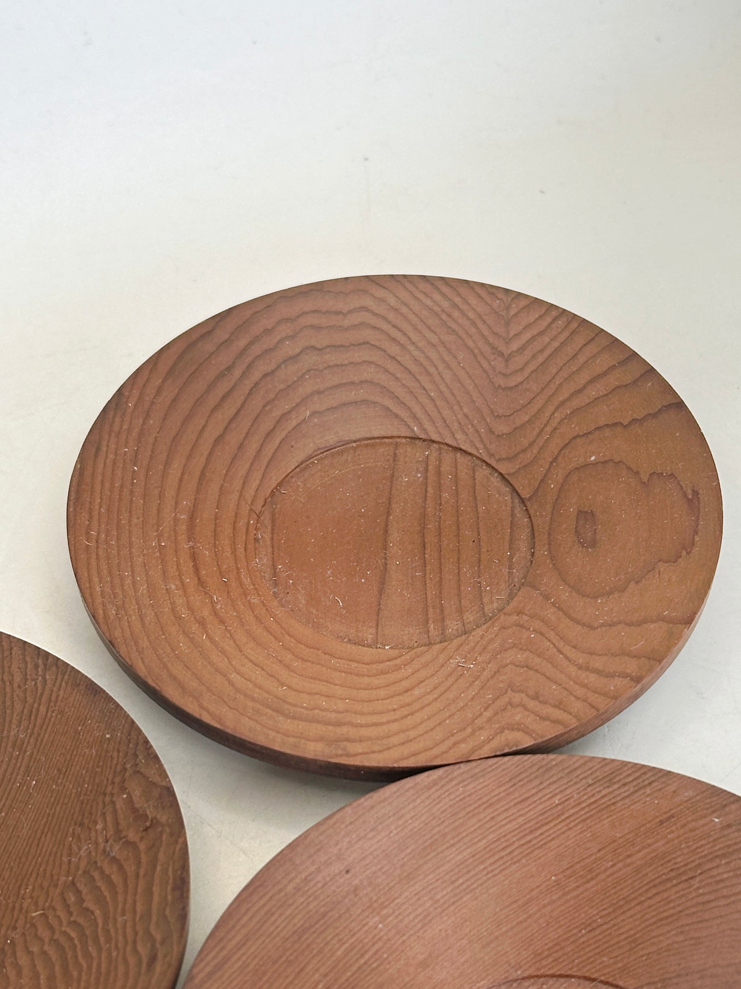 TB273 - Japan Wooden Tea Saucers Set 木製茶托