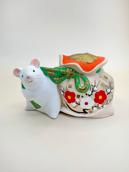 CB157 - Japan Dorei Clay Bell of Rat 鼠 土鈴