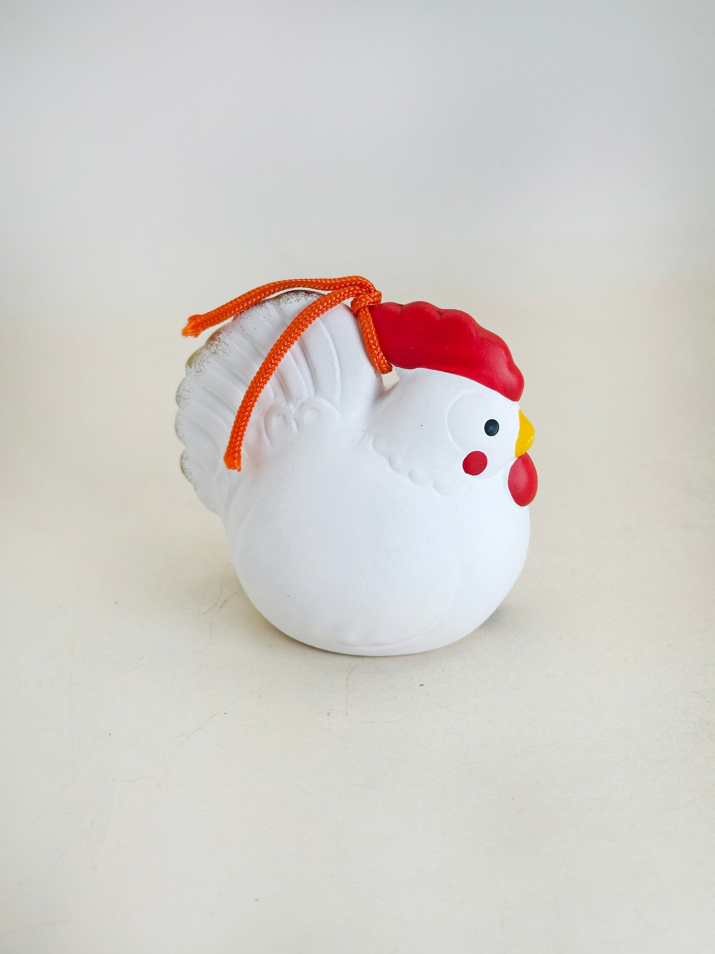 CB254 - Rooster Dorei Clay Bell by Yakushigama 薬師窯
