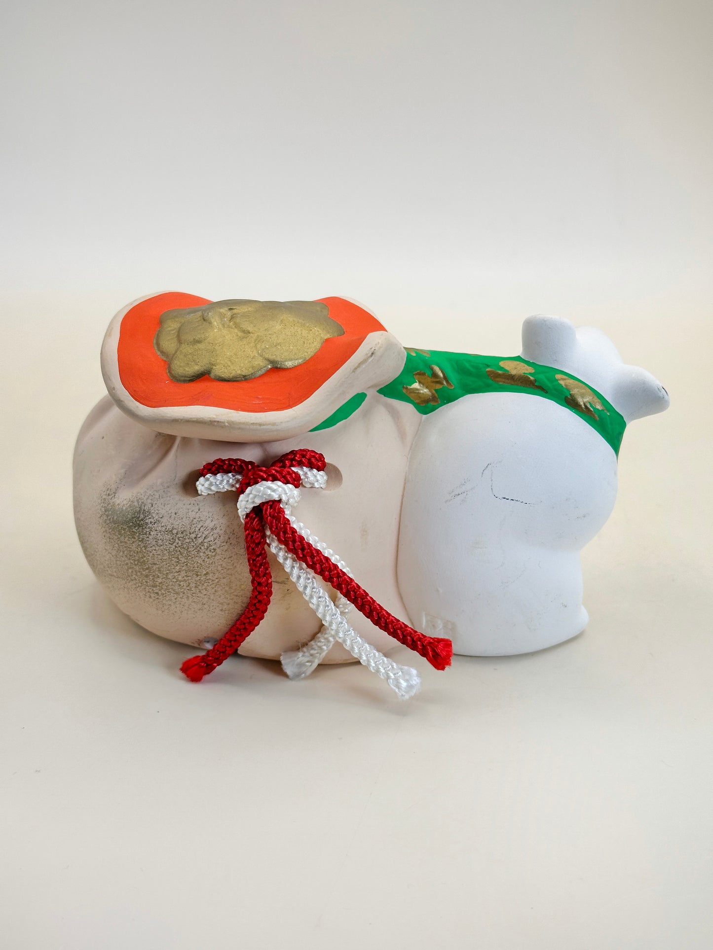 CB157 - Japan Dorei Clay Bell of Rat 鼠 土鈴