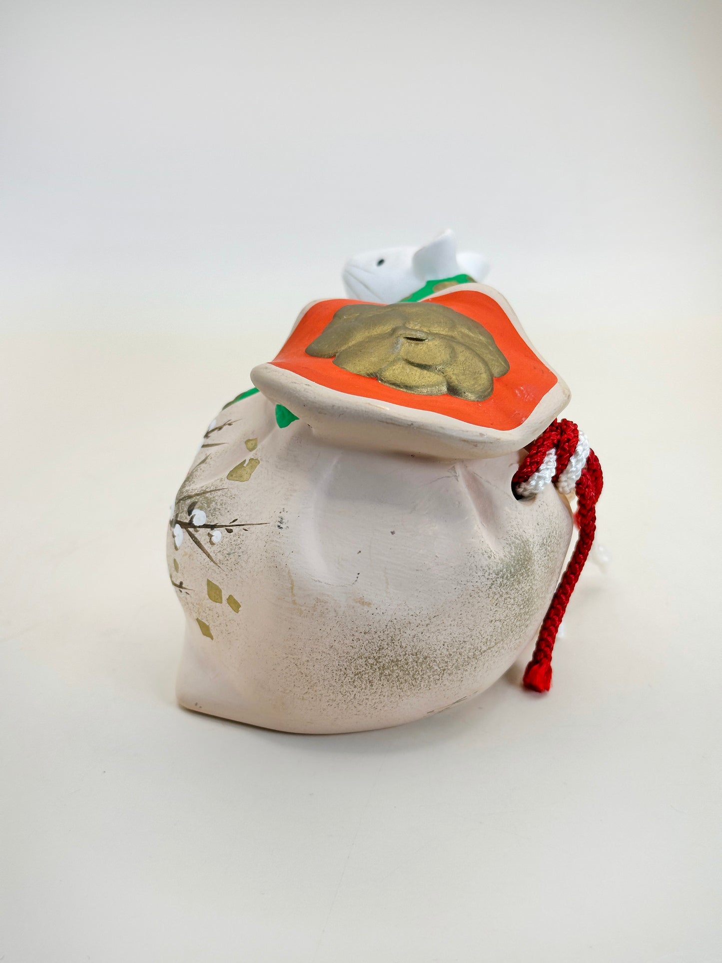 CB157 - Japan Dorei Clay Bell of Rat 鼠 土鈴