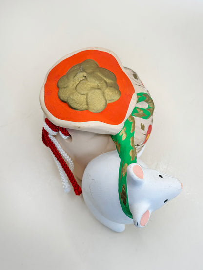 CB157 - Japan Dorei Clay Bell of Rat 鼠 土鈴