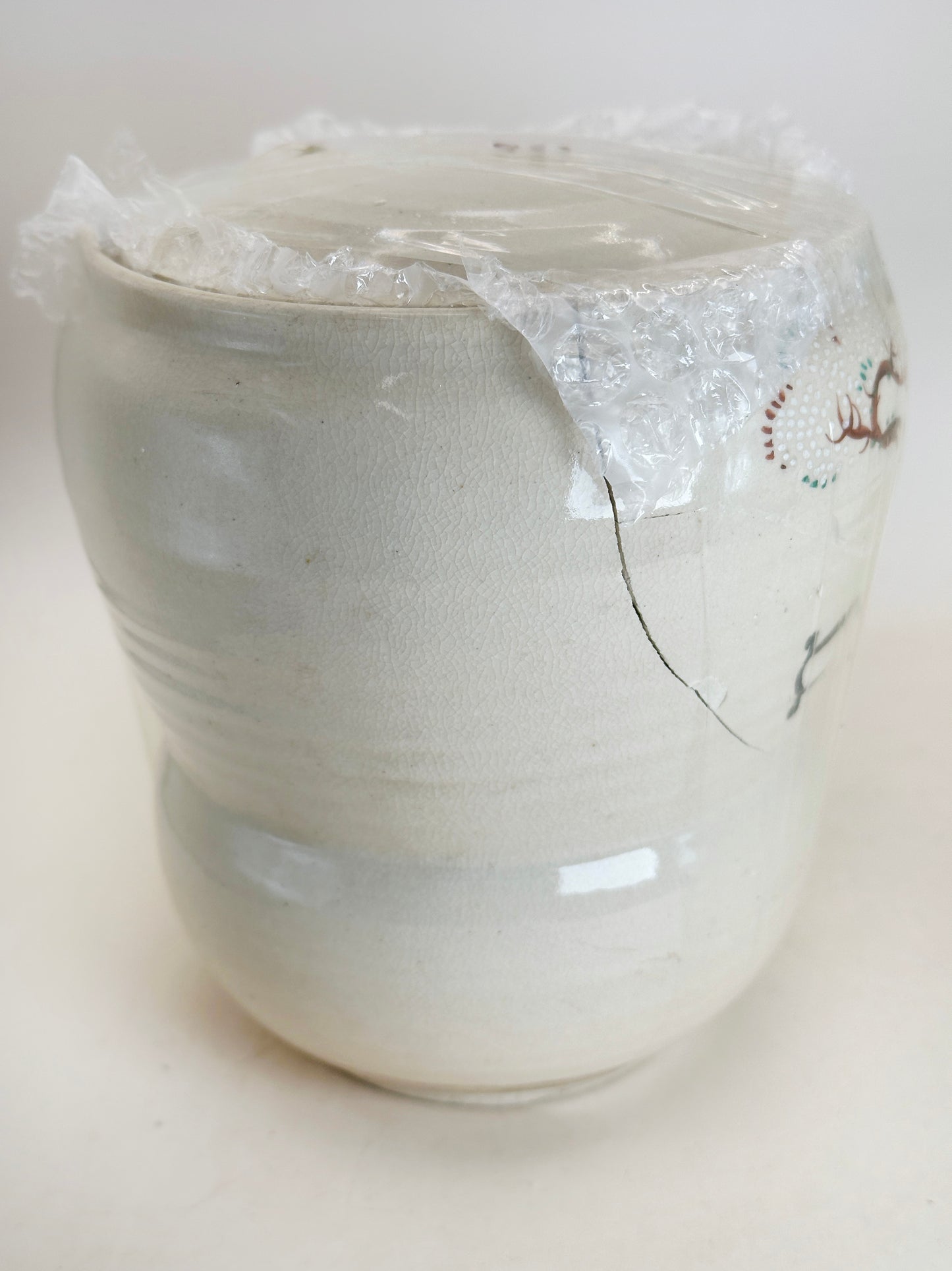 TC100 -  Kiyomizu-yaki mizusashi for Kintsugi