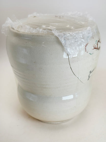 TC100 -  Kiyomizu-yaki mizusashi for Kintsugi