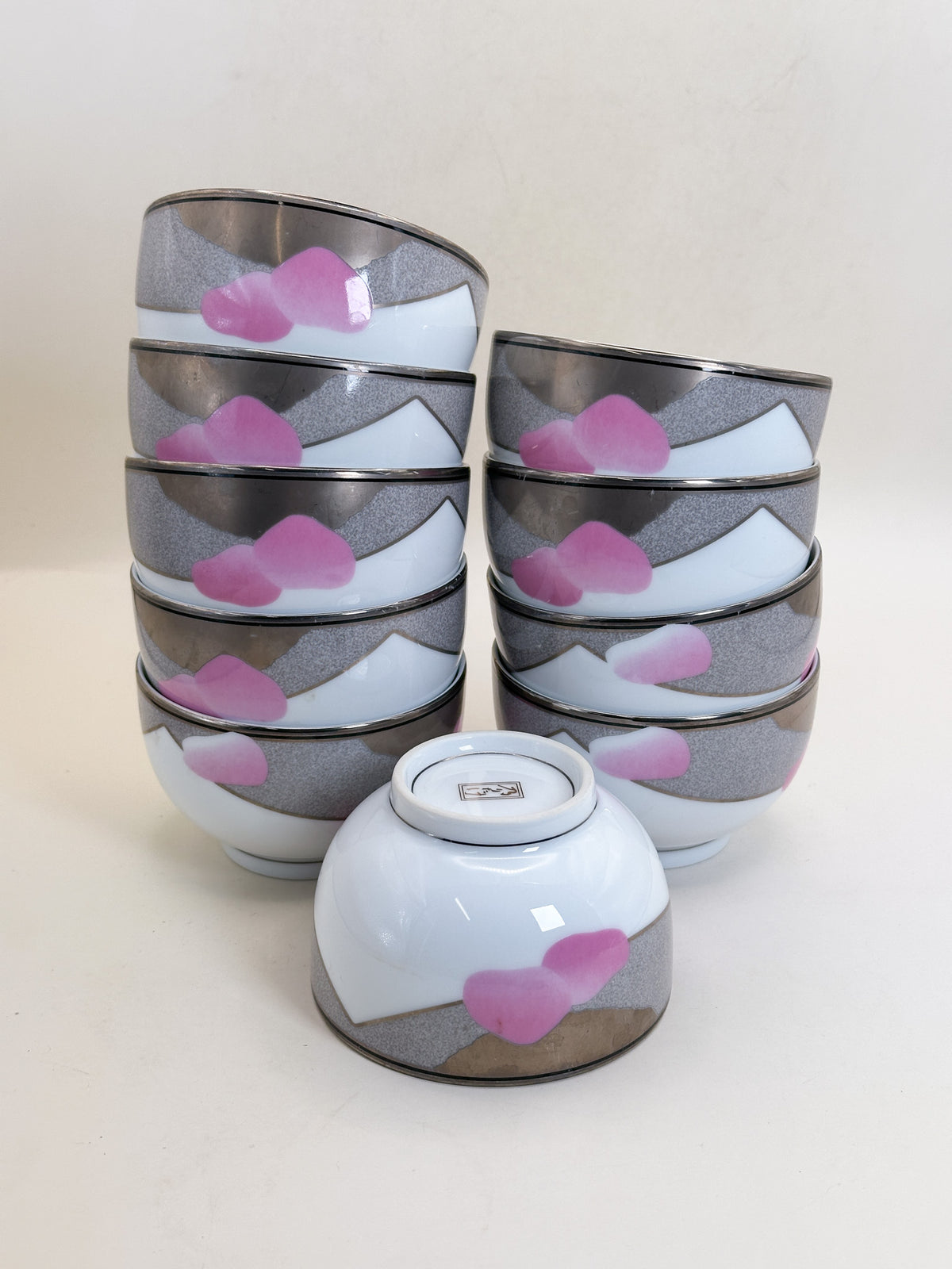 TB430 - Noritake “風光” Tea Cups set ノリタケ