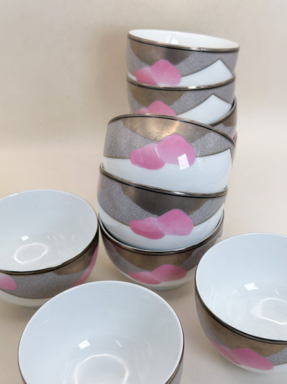 TB430 - Noritake “風光” Tea Cups set ノリタケ