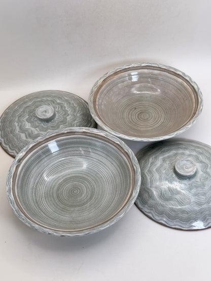 TB455 - Karatsu Lidded Bowls 唐津