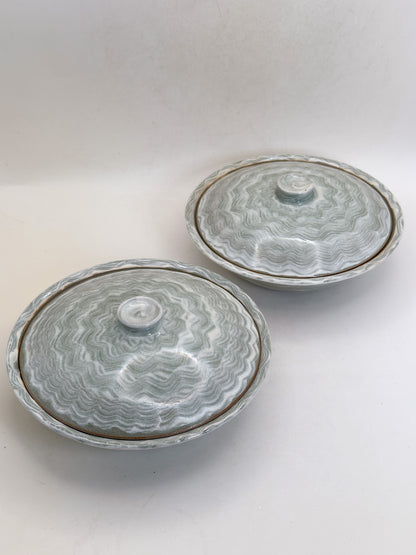 TB455 - Karatsu Lidded Bowls 唐津