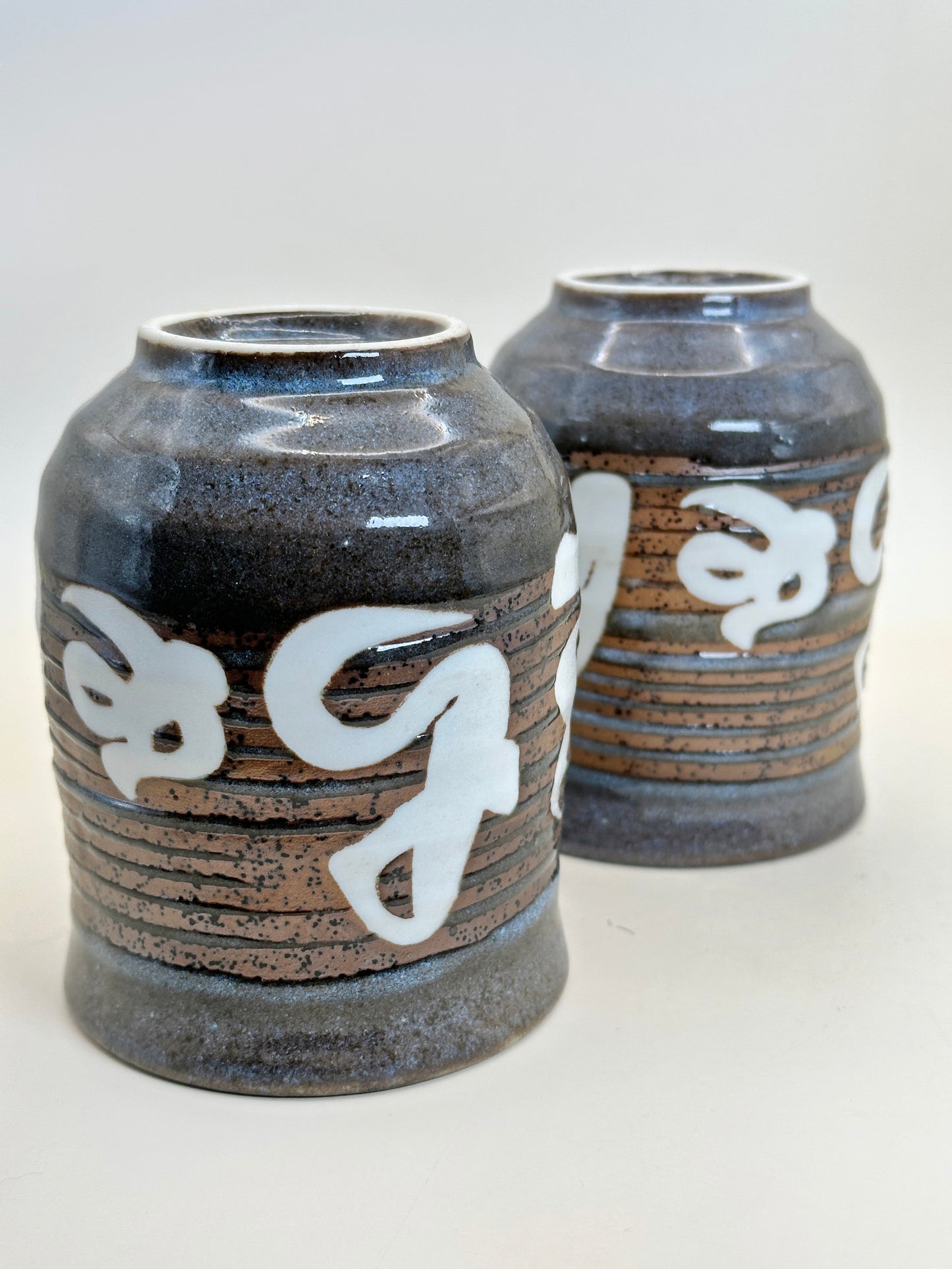 TB156 - Mino-yaki Japanese Tea Cups 美濃焼