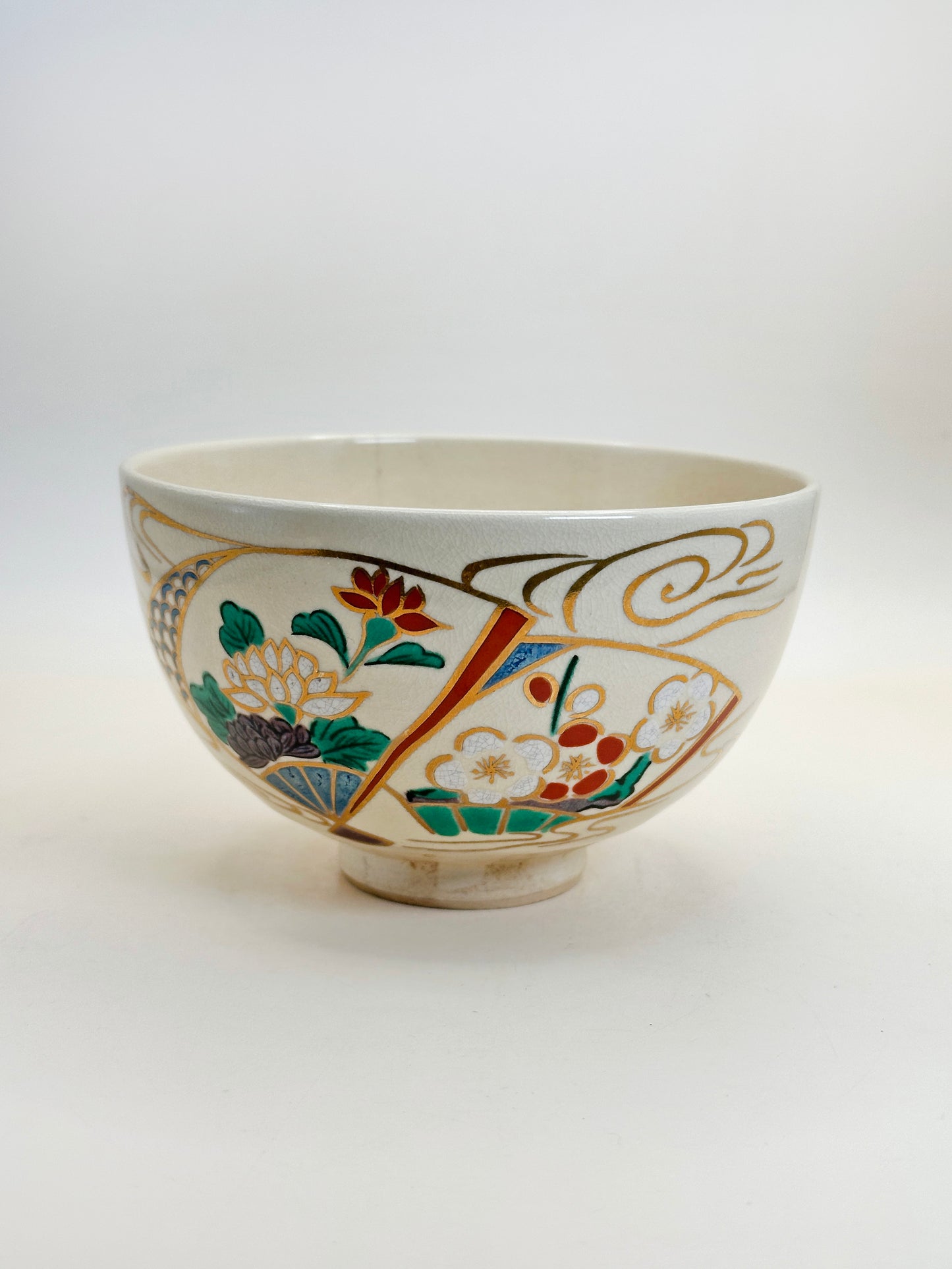 TC56 - Kyō-yaki Chawan Matcha Bowl 京焼