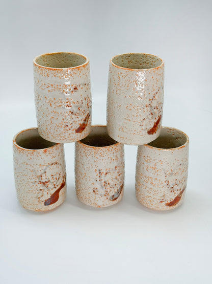 TB274 - Shino-yaki  yunomi tea cups 志野焼