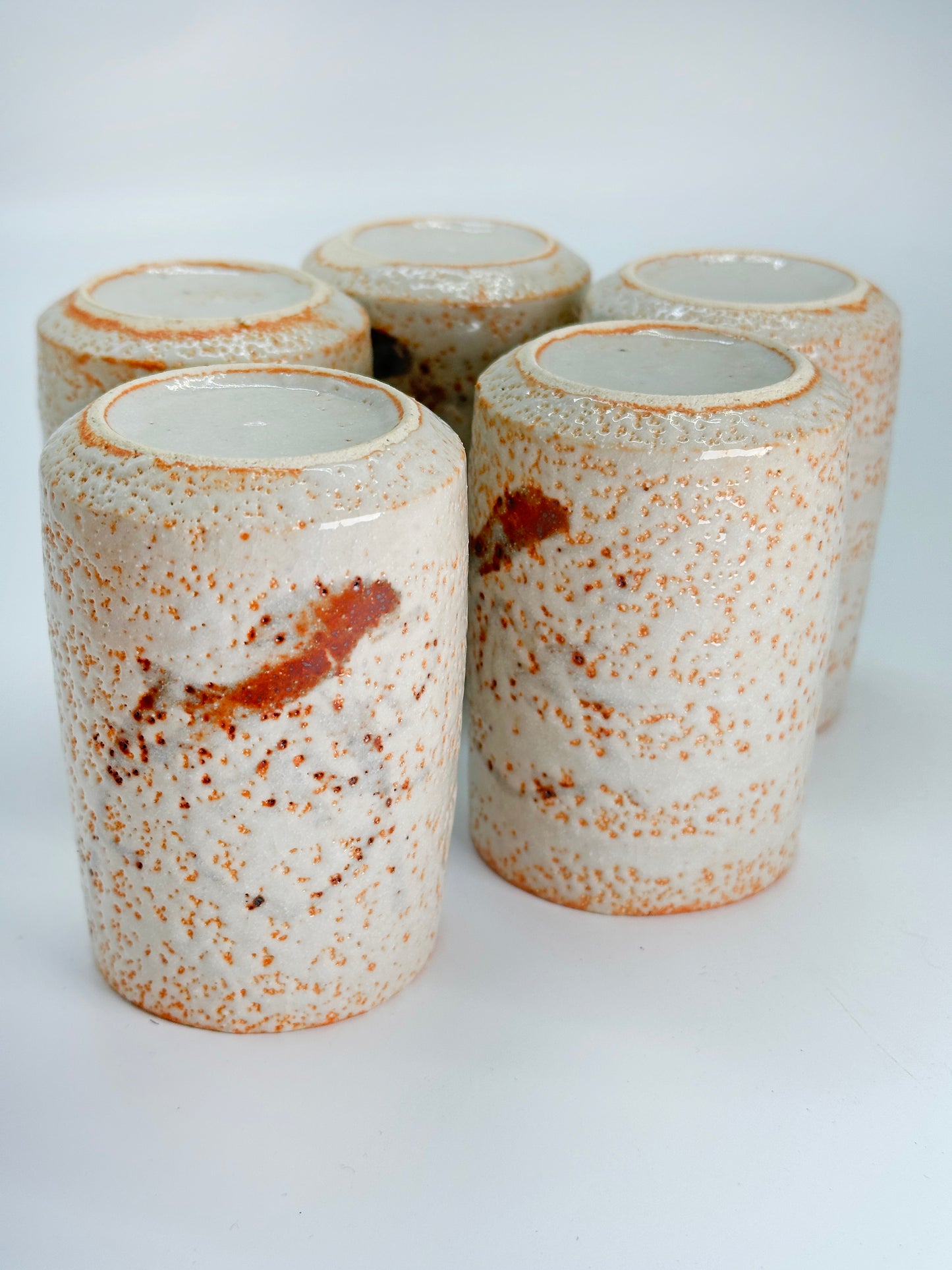 TB274 - Shino-yaki  yunomi tea cups 志野焼