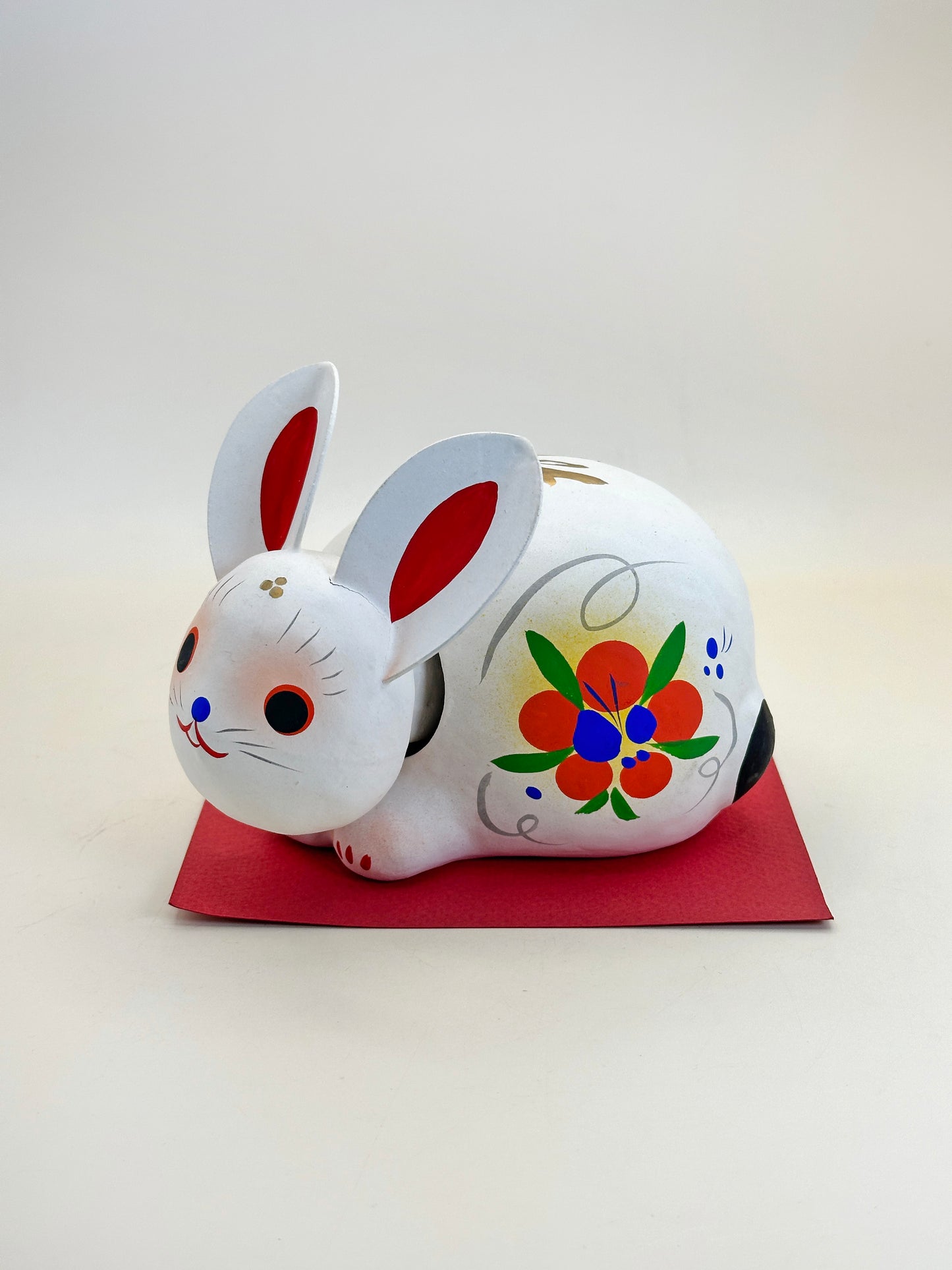 FT315 - Aizu Hariko Usagi – Papier-Mâché Rabbit 会津武家屋敷