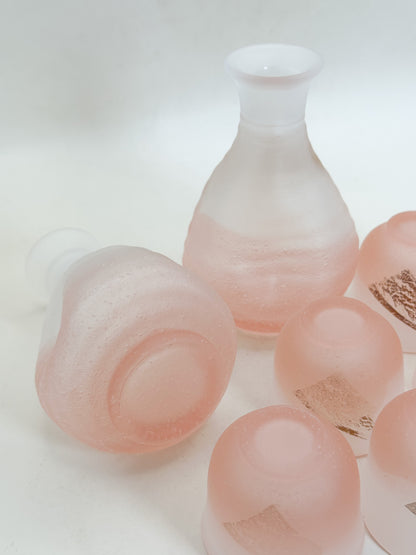 TB453 - Hirota Glass Fubuki Sake Set 廣田硝子