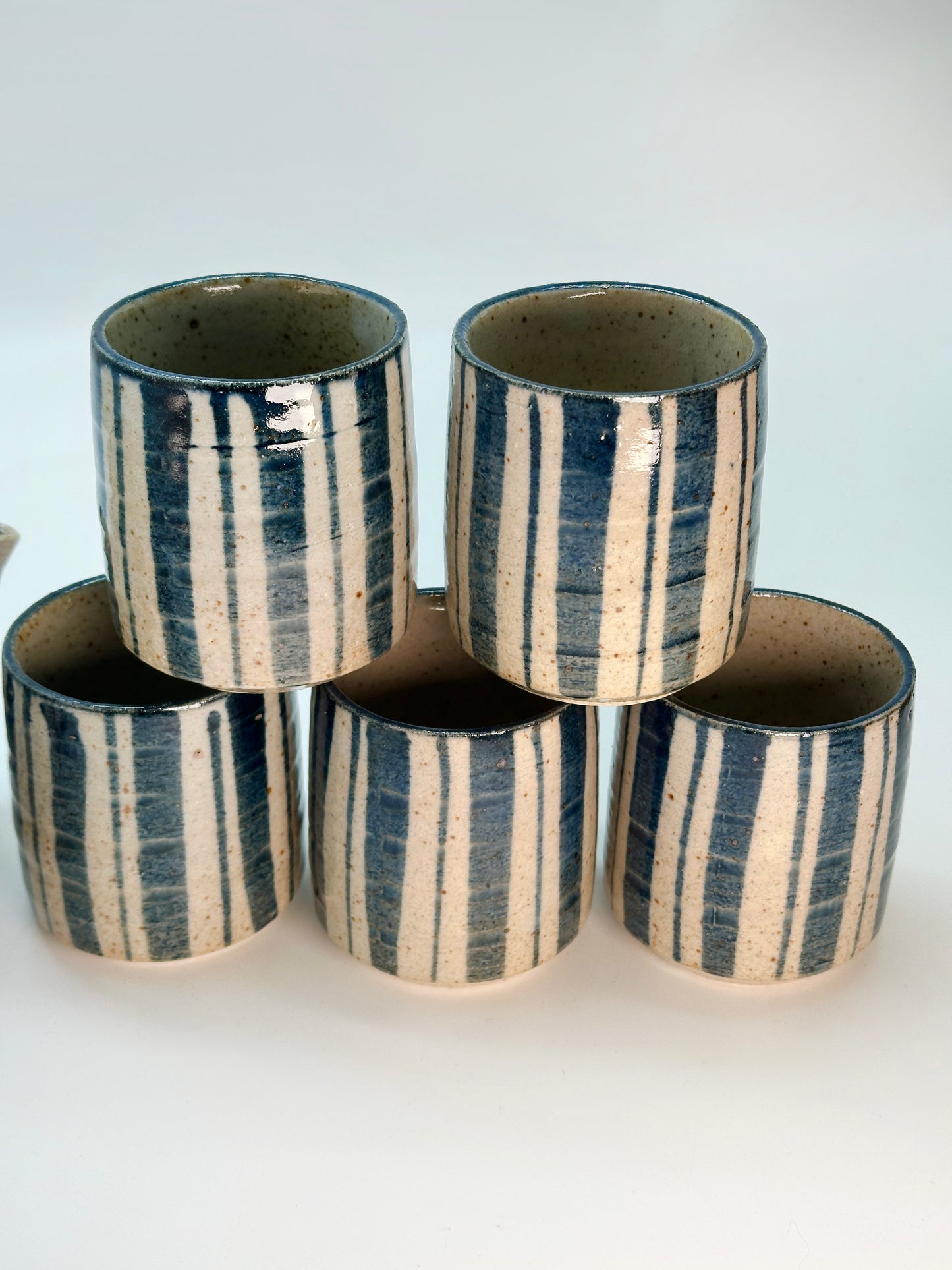 TB276 -  Vintage Shino-yaki Tea set 志野焼