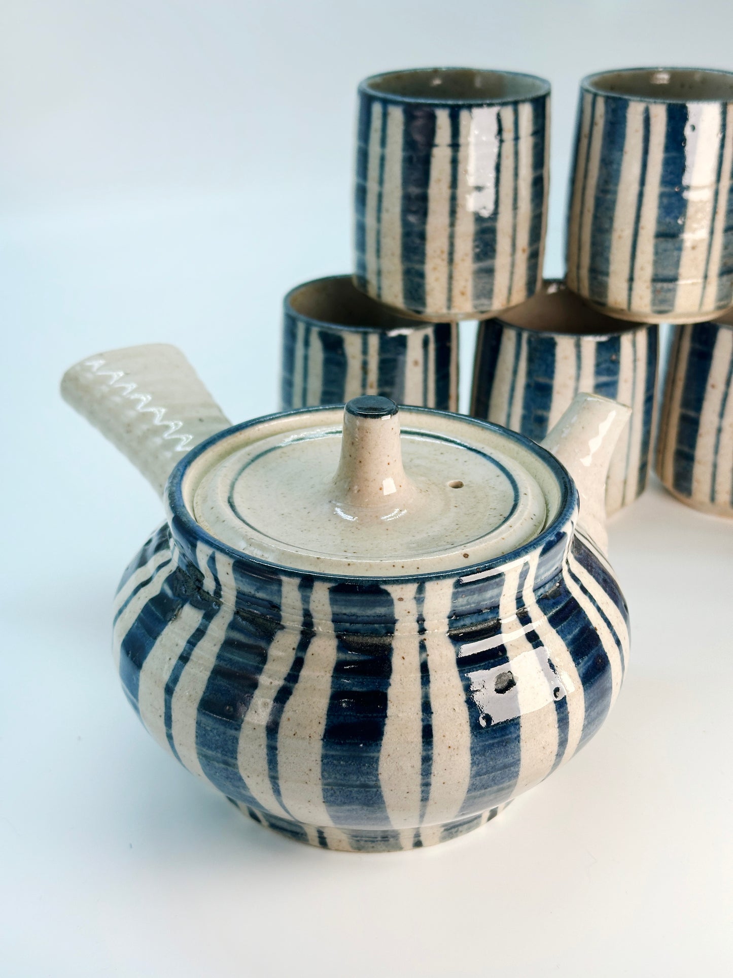 TB276 -  Vintage Shino-yaki Tea set 志野焼
