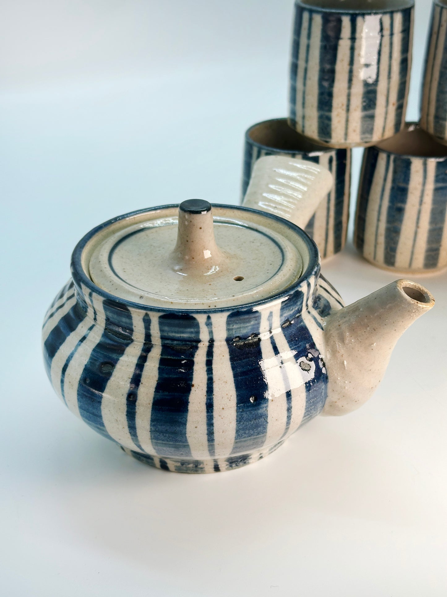 TB276 -  Vintage Shino-yaki Tea set 志野焼