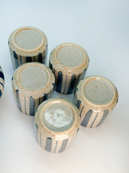 TB276 -  Vintage Shino-yaki Tea set 志野焼