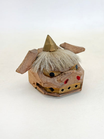 FT445 - Japan Vintage craft Kaga Shishigashira 加賀 獅子頭