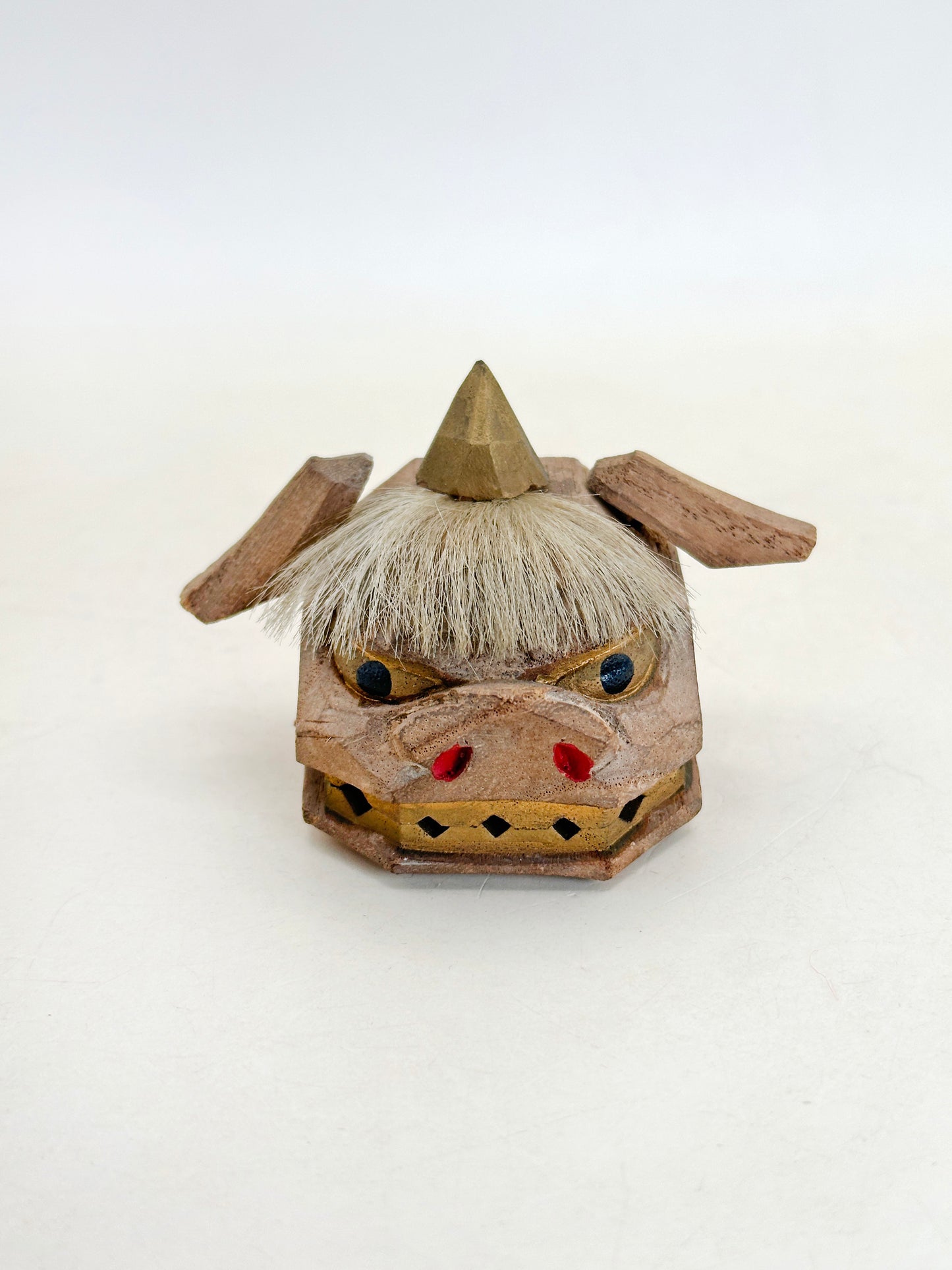 FT445 - Japan Vintage craft Kaga Shishigashira 加賀 獅子頭