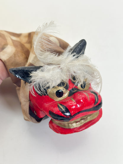 FT591 - Shishi-gashira Lion Dance Hand Puppet 獅子頭